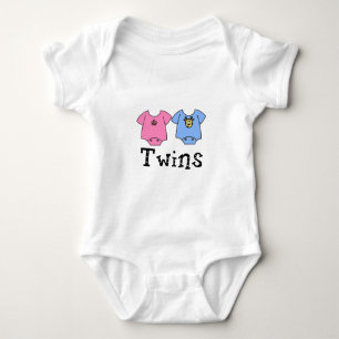 Body Jumeaux mignonette Bodysuit 1 fille & 1 garçon