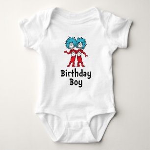 Body Jumeaux Thing One Thing Two Anniversaire Garçon