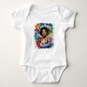 Body Juneteenth Afro coloré 19 juin