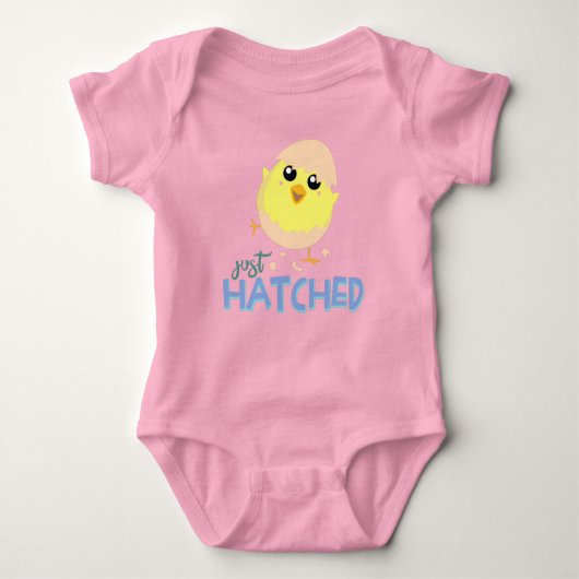 Body Juste Hatché mignon bébé bébé fille Bodysuit (Devant)
