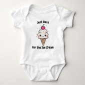 Body Juste ici pour la glace Crème mignonne Bodysuit To (Devant)