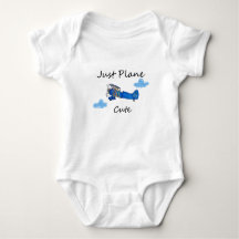 Juste un avion mignon bleu Avion et nuages Aviatio