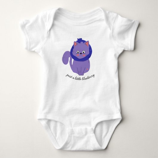 Body "juste un petit bleuet" Cat Blueberry One Piece (Devant)