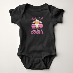 Body Juste Une Fille Le Corgi Aime Kawaii Corgi Chien