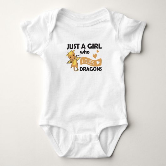 Body Juste une fille qui aime Dragons Imaginaire Dragon (Devant)
