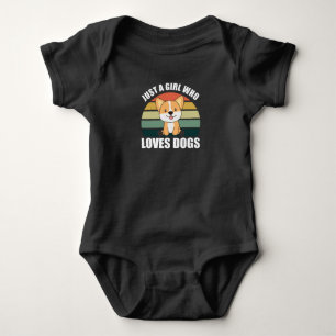 Body Juste Une Fille Qui Aime Les Chiens Corgis Herz Co