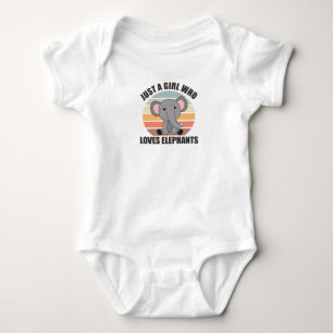 Body Juste une fille qui aime les éléphants mignons ani