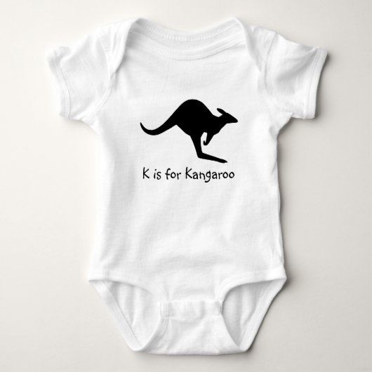 Body K est pour bébé kangourou (Devant)