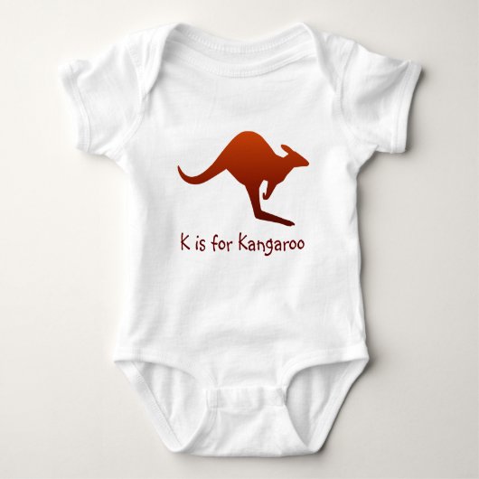 Body K est pour Kangaroo Baby (Devant)