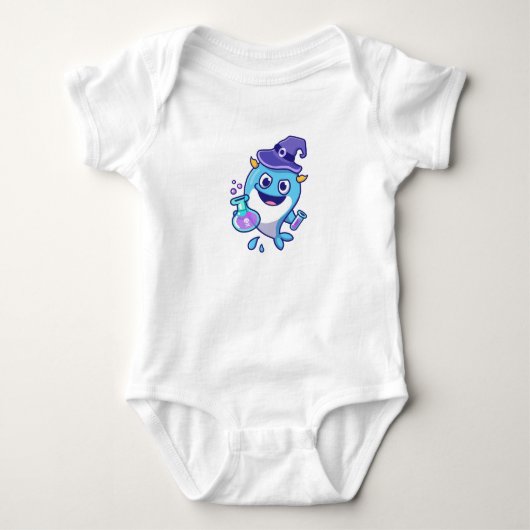 Body Kawaii Wizard Whale Potion Science Design (Devant)