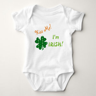Body Kiss Me Irish Polkadot Shamrock