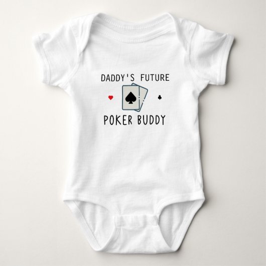 Body La carte de jeu de poker future copain de papa (Devant)