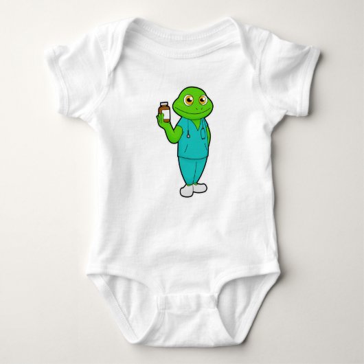 Body La grenouille en tant qu'infirmière en médecine et (Devant)