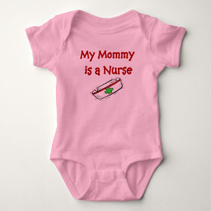 Body La maman est un T-shirt de bébé d'infirmière