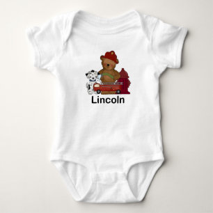 Body La petite ours de feu de Lincoln cadeaux personnal