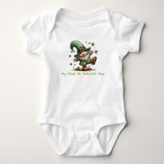 Body La première fête de la Saint-Patrick de bébé : un (Devant)