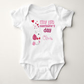 Body La première Saint Valentin de la petite fille sur  (Devant)