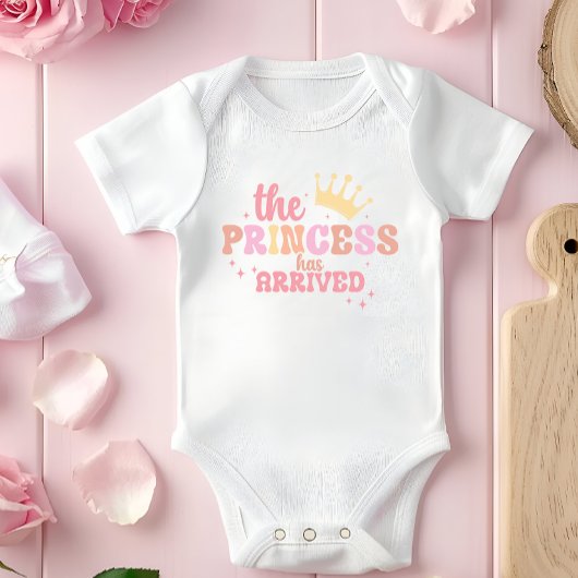 Body "La Princesse est arrivée" Baby Bodysuit Design