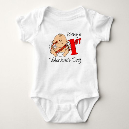 Body La Saint-Valentin de bébé pour la première fois (Devant)