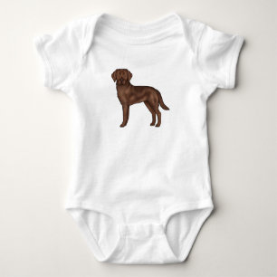 Body Labrador Retriever Cartoon Chien Labradors au Choc