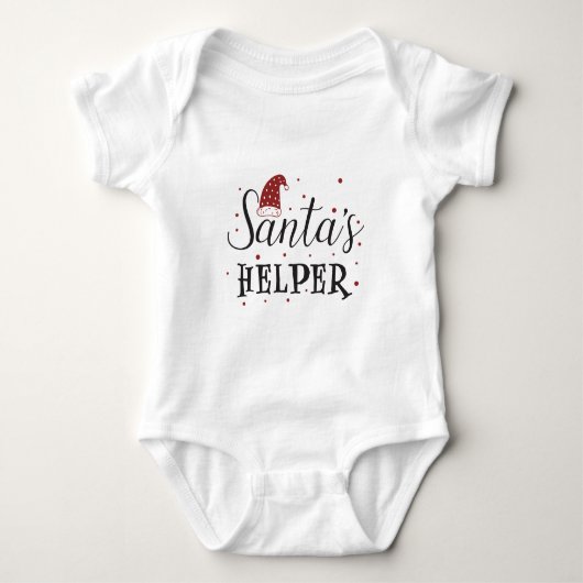 Body l'aide de père noël mignonnes fêtes (Devant)