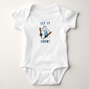 Body Laisse-Le Neiger ! T-shirt skieur Snowman