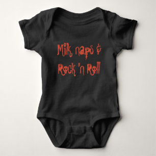 Body Lait, Naps et Rock 'N Roll Baby Jersey Bodysuit
