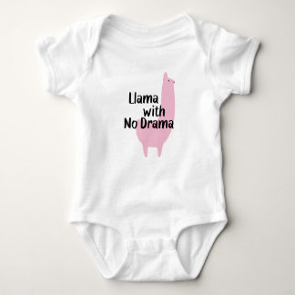 Body Lama rose Babysuit