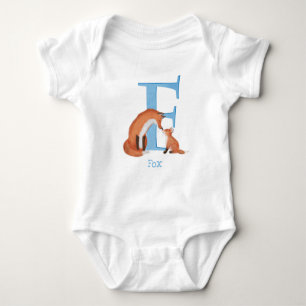 Body L'animal ABC F est pour le corps bébé renard