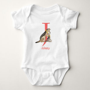 Body L'animal ABC J est pour le costume de bébé jackal