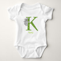 L'animal ABC K est pour le costume de bébé koala