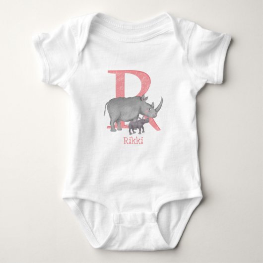 Body L'animal ABC R est pour le boitier pour bébé rhino (Devant)