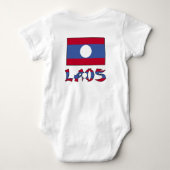 Body Laos et drapeau laotien (Dos)