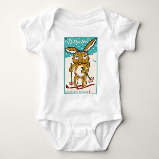 Body Lapin allemand de ski (Devant)