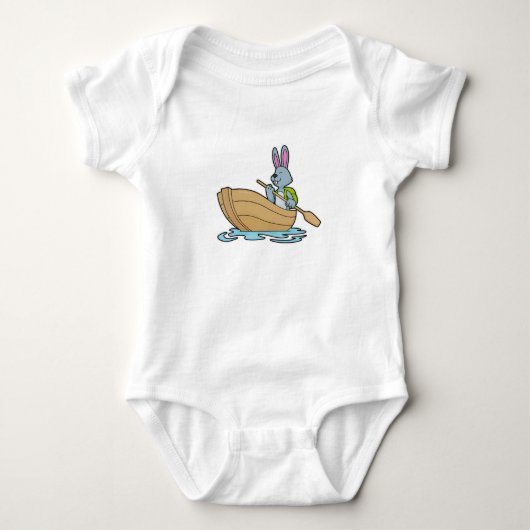 Body Lapin avec bateau et pédale (Devant)