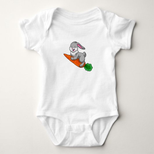 Body Lapin avec carotte (Devant)