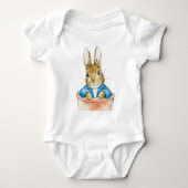 Body Lapin classique assis dans un pot de fleurs (Devant)