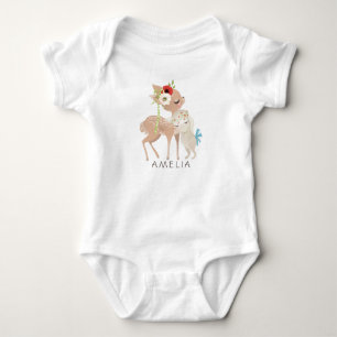 Body Lapin de printemps personnalisé et mignon Cerf de 