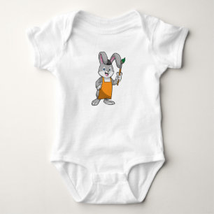 Body Lapin en peintre avec pinceau