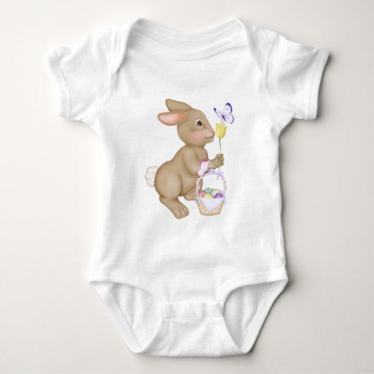 Body Lapin et panier de Pâques (Devant)