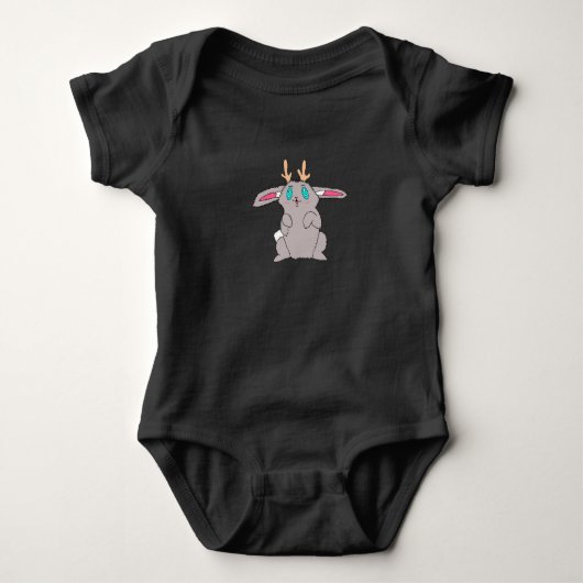 Body Lapin-garou bébé mendiant (Devant)