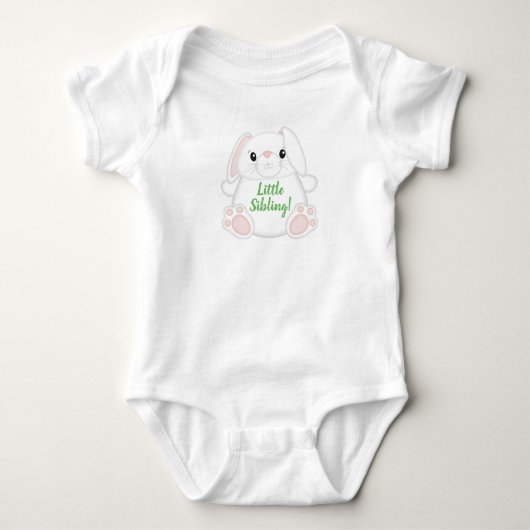Body Lapin Lapin Baby shower Vert (Devant)