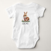 Body Lapin Mignon dans l'Herbe (Dos)