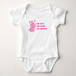 BODY LAPIN MIGNON ROSE JE SUIS MIGNON