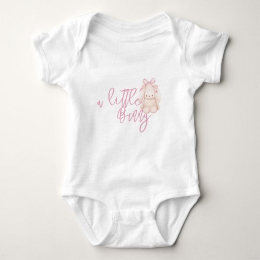 Body Lapin Moderne Mignon Rose (Devant)