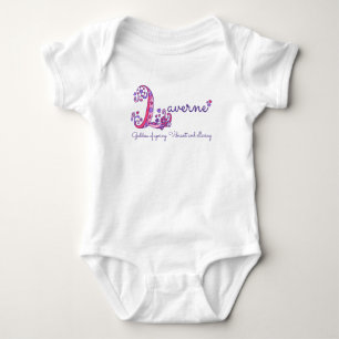Body Laverne Girls nom et sens T-shirt L monogramme