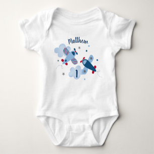 Body L'avion étoile Clouds Boy Anniversaire