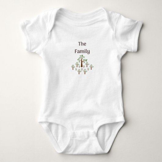 Body Le bodysuit arbre généalogique pour bébé (Devant)