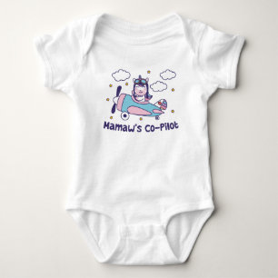 Body Le copilote de Mamaw - Avion Licorne