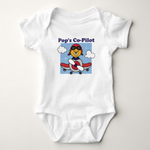 Body Le copilote de Pop - Avion mignon